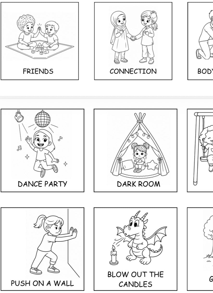 Strategy/Need Cards b/w digital download